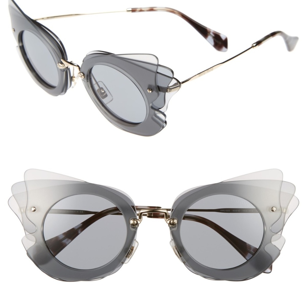 MIU MIU Multi Layered Butterfly Sunglasses NWT